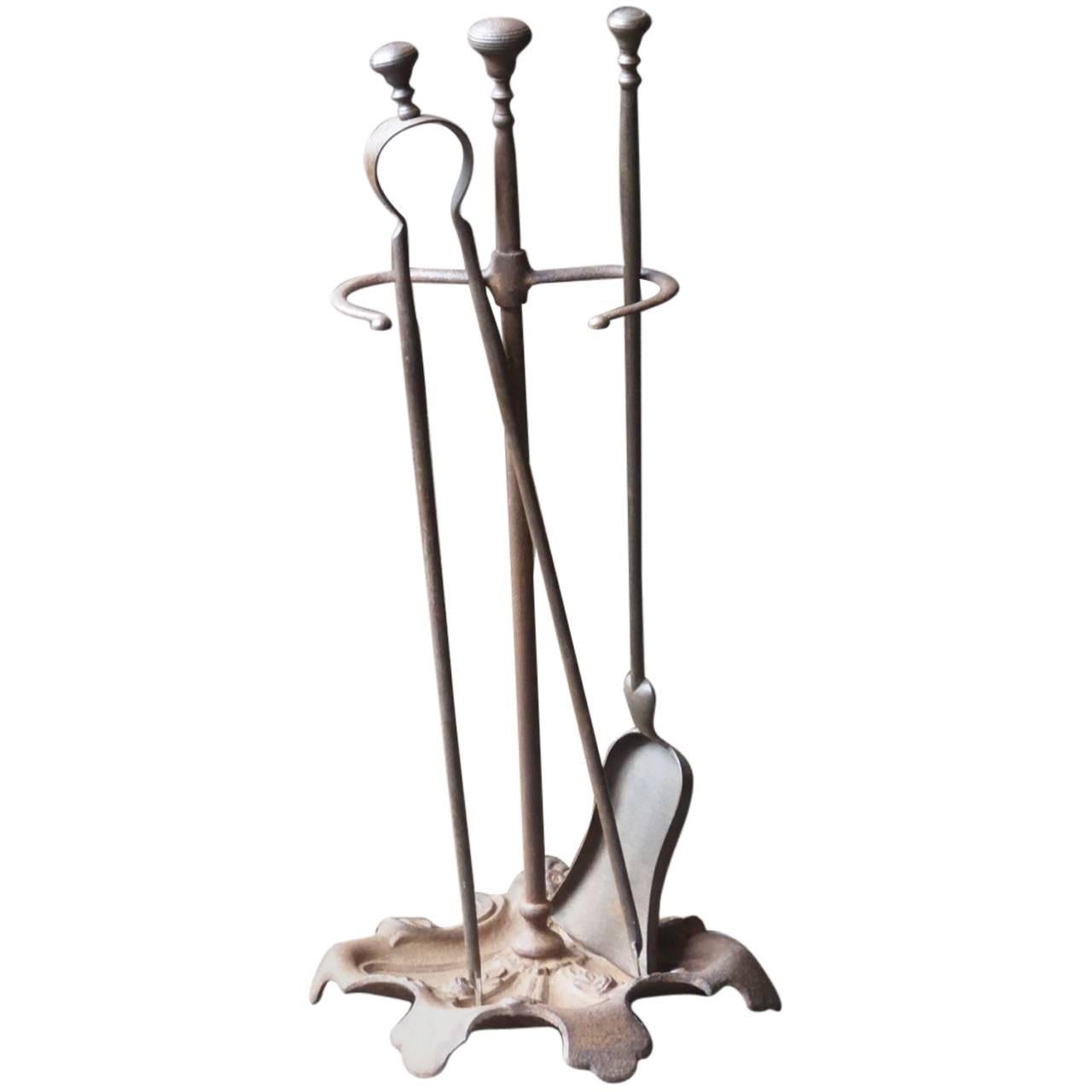 19th Century French Fireplace Tools or Fireplace Tool Set