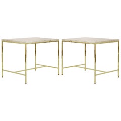 Paul McCobb for Directional Brass Side Tables, Model 8722
