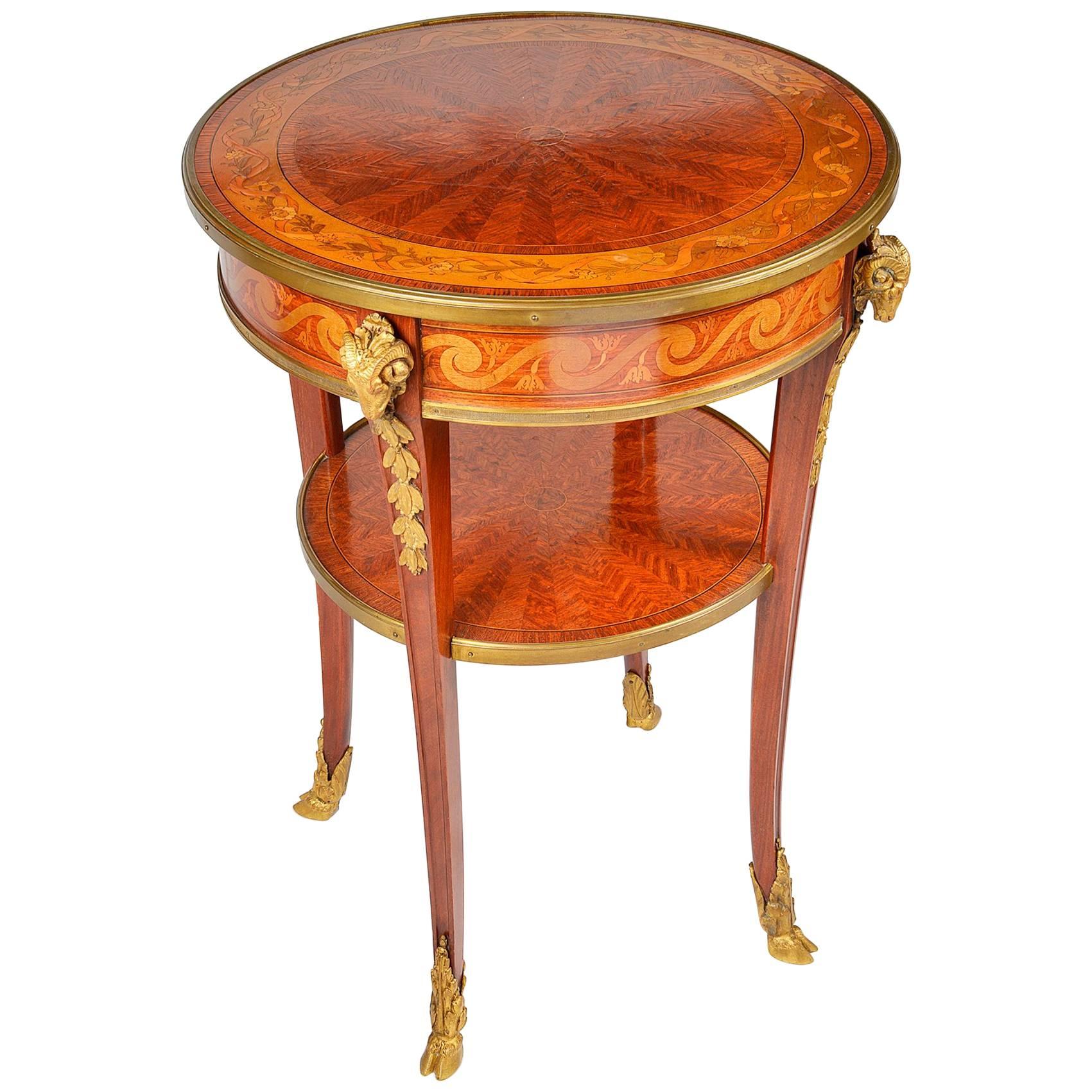 Louis XV Style Side Table, Late 19th Century