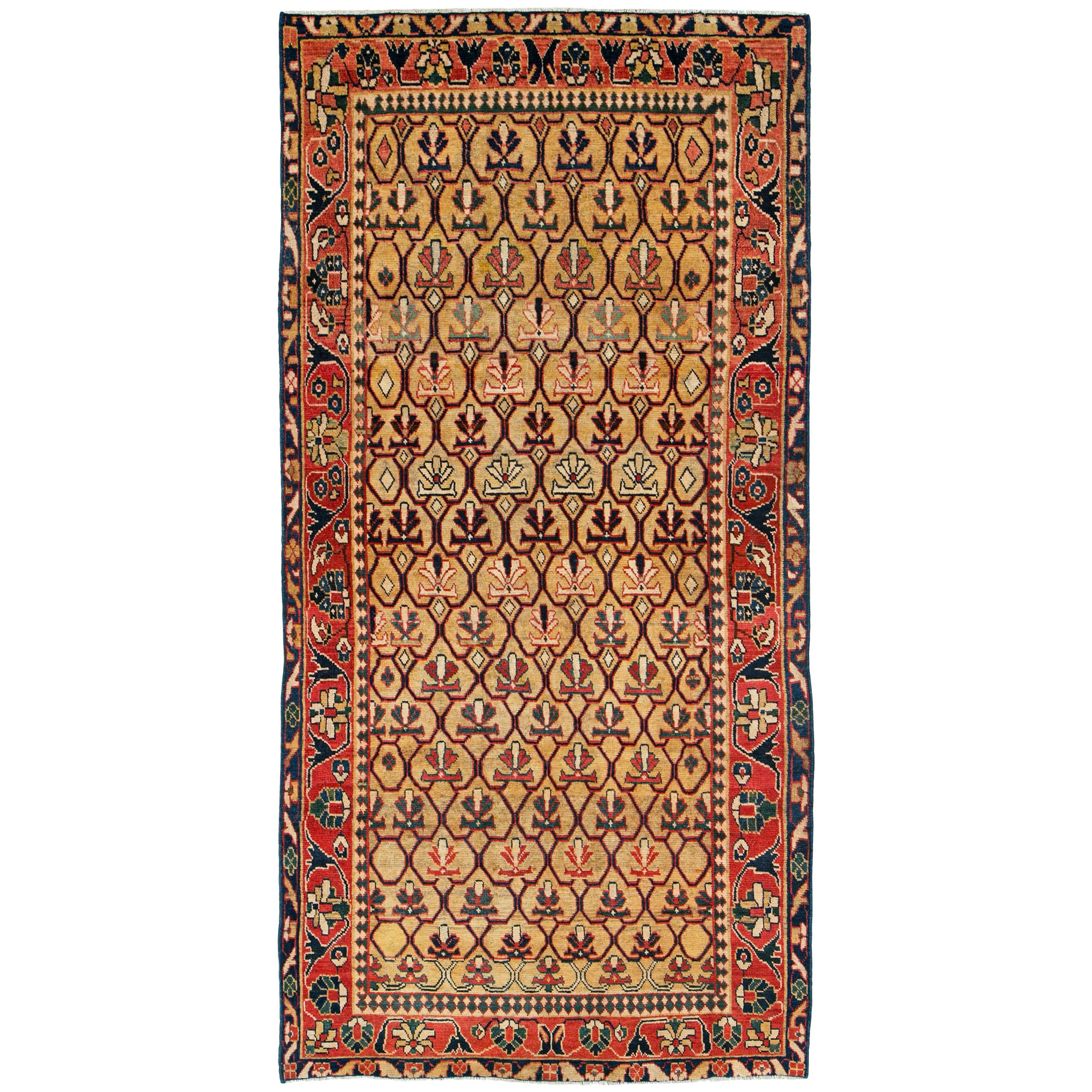 Vintage Persian Hamadan Rug For Sale