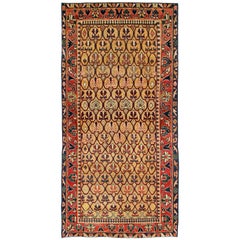 Retro Persian Hamadan Rug