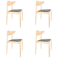 Set of Four Jakob Chairs by Jakob Berg for Findahl of Denmark