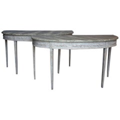 Pair of Period Gustavian Console Tables