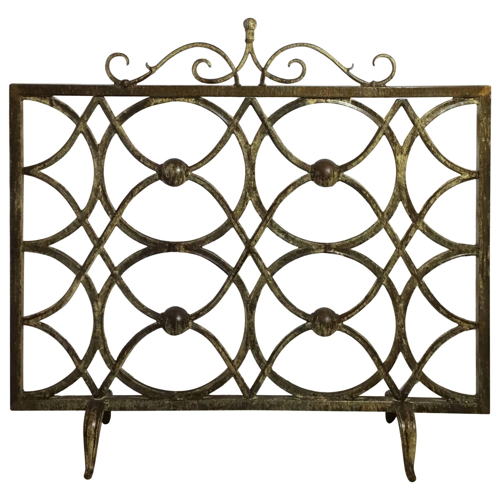 Iron Fireplace Screen