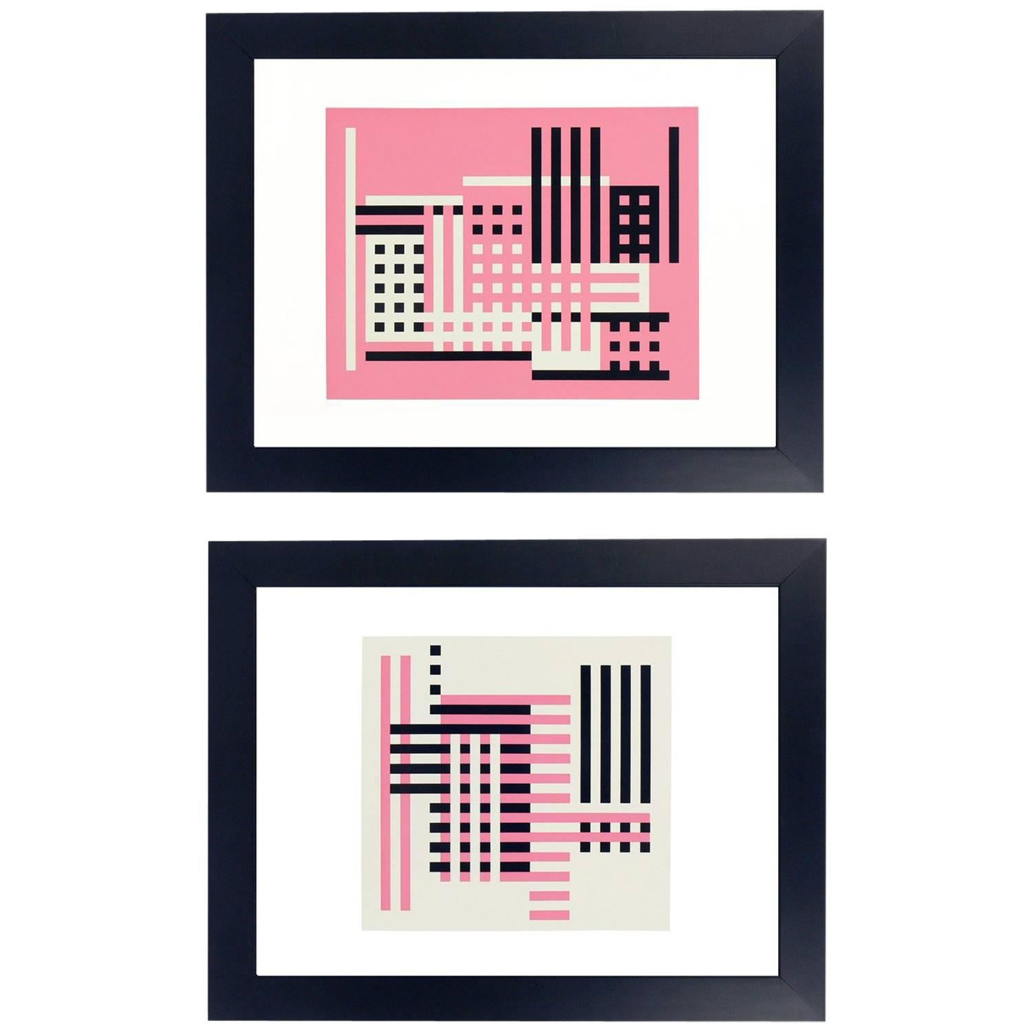 Pair of Josef Albers Lithographs from Formulation and Articulation