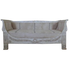 19th Century French Period Empire Daybed Sofa 2