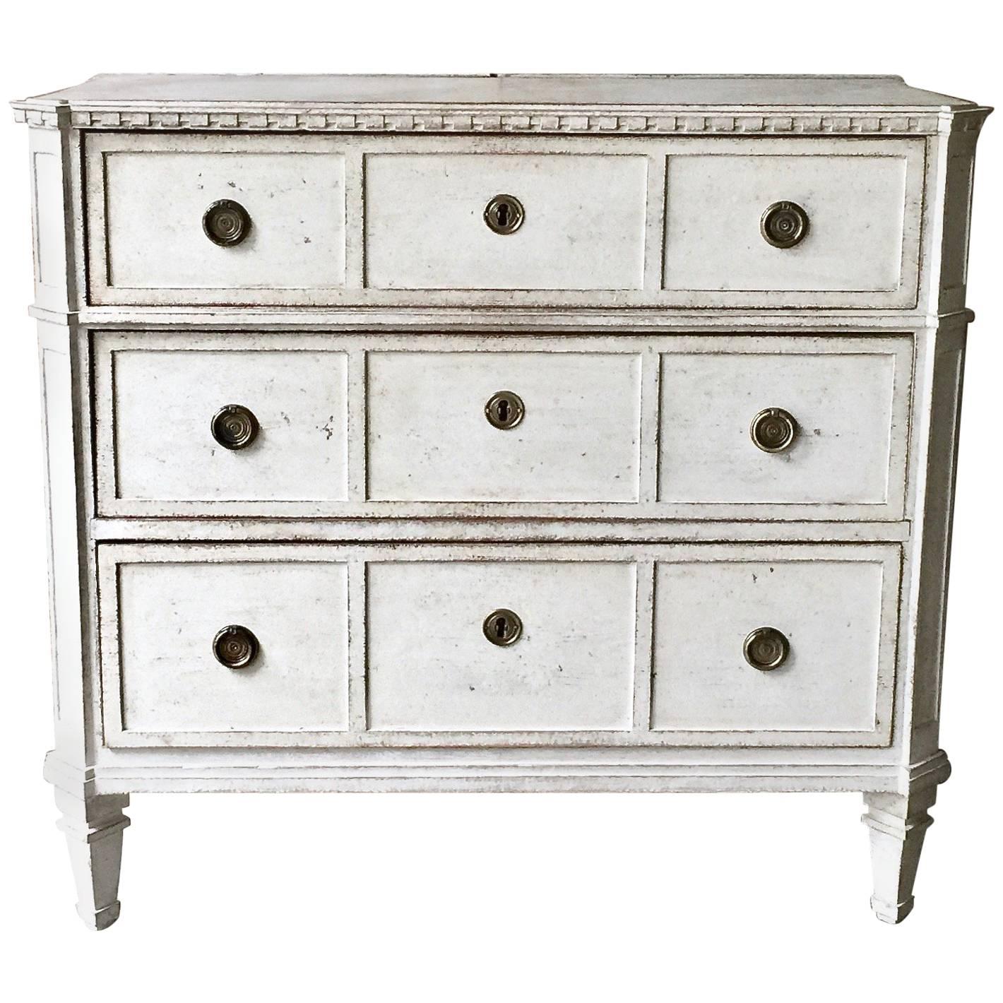 19th Century Gustavian Period  Chest of Drawers