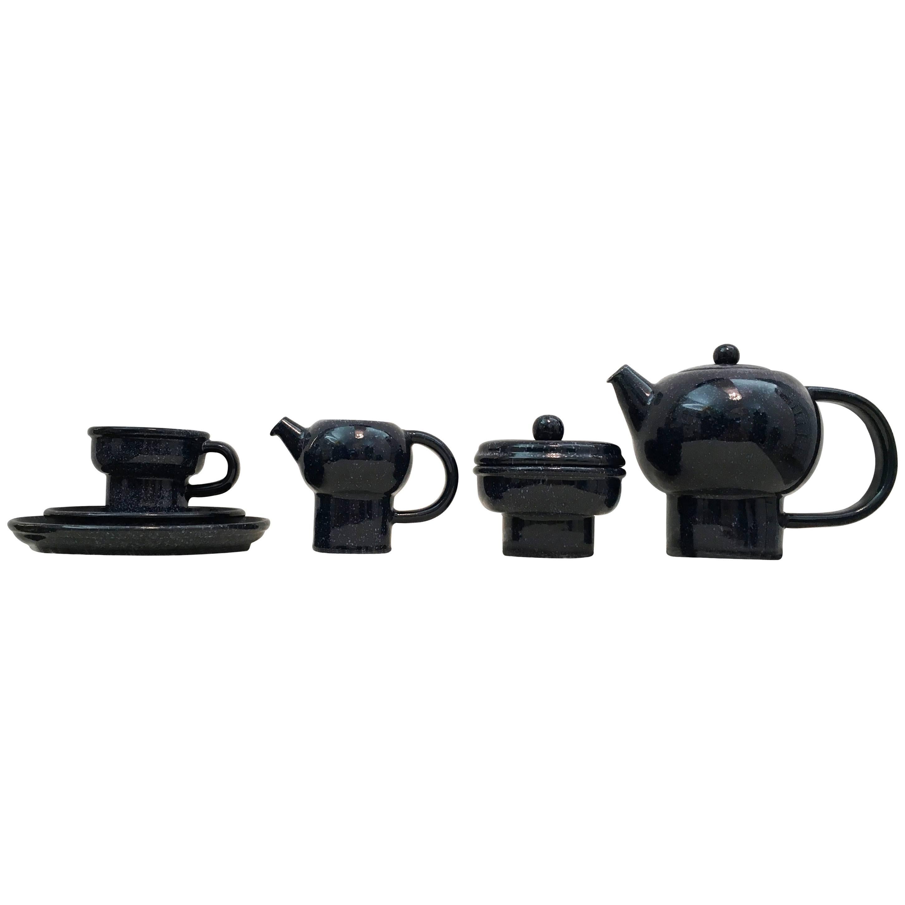 Stoneware Cafe Set by Carl Auböck for Ostovics