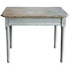Period Gustavian Table in Original Paint