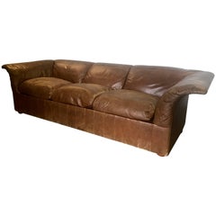 Sofa "Poltrona Frau" in Leather by Luigi Massoni 4