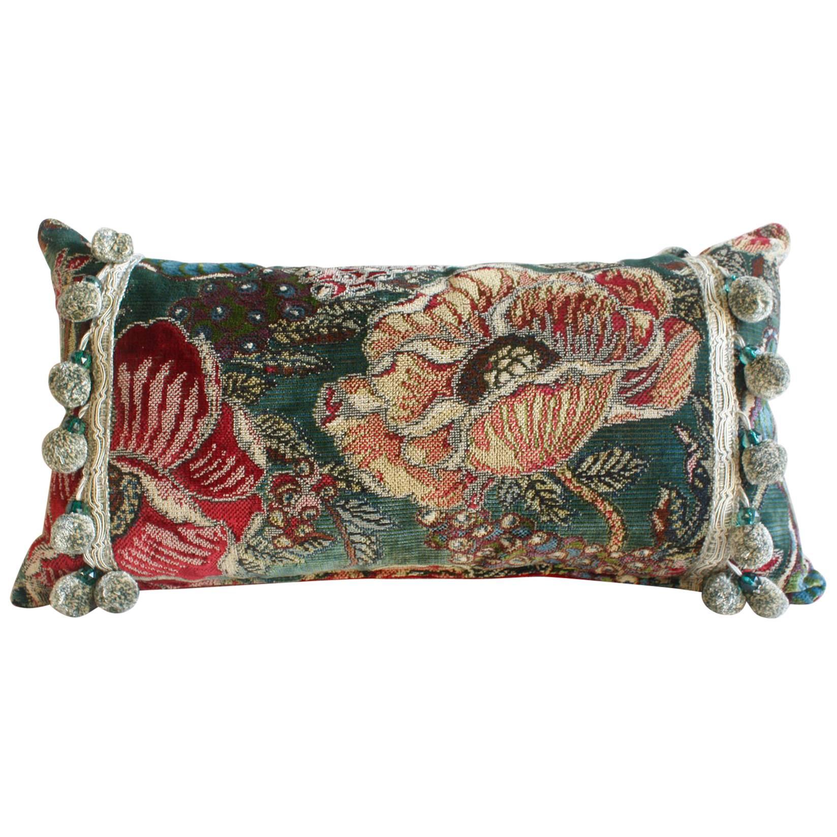 Medium Botanical Pillow By Antoinette Poisson 100 Cotton At 1stdibs