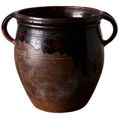 Antique Pottery Jar Swedish, 19th Century, Sweden