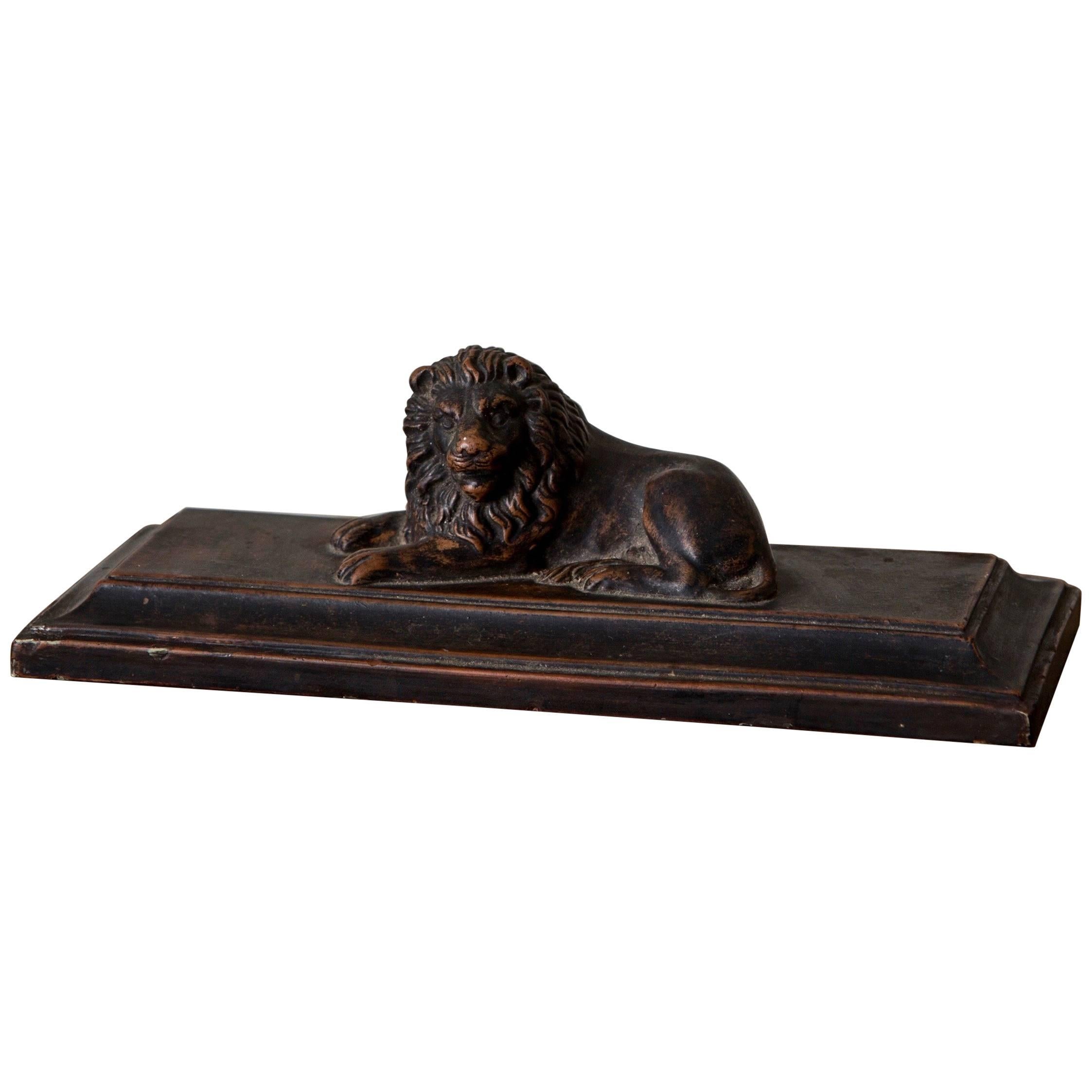 Paperweight Lion Swedish Terracotta, 18th Century, Sweden