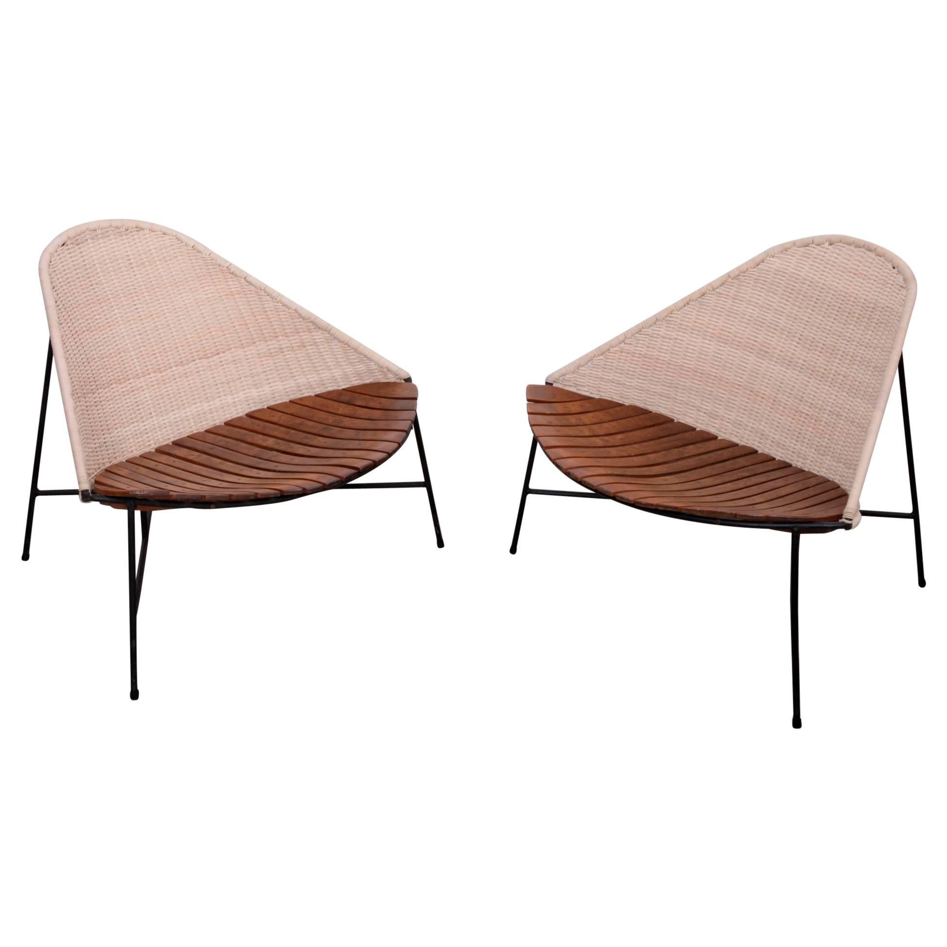 Pair of Arthur Umanoff Lounge Chairs for Raymor