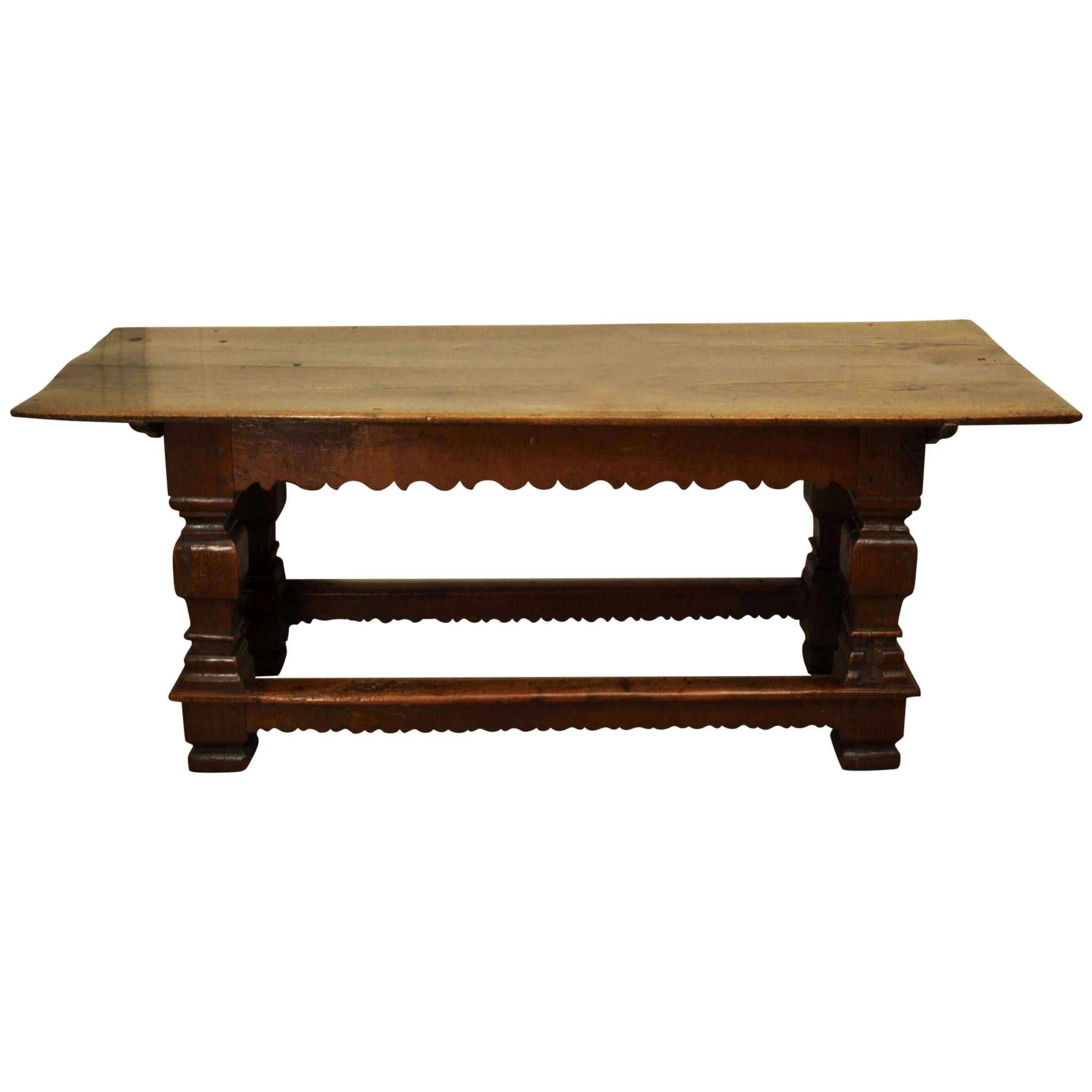 Flemish Oak Refectory Table