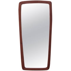 Mirror in Teak of Danish Design from the 1960s