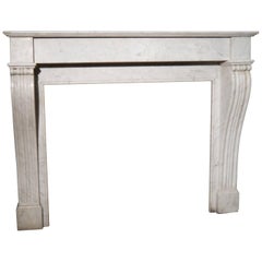 19th Century antique Louis Xv1 Style Marble fireplace