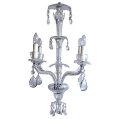 Early 1900s French Crystal Chandelier