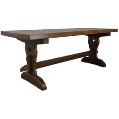 Antique French Chestnut Refectory Table