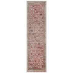 Antique Rugs Handmade Carpet Runners, Caucasian Oriental Rug Runners