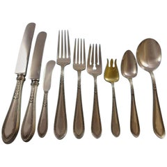 Edgeworth by Gorham Sterling Silver Flatware Set 12 Service 109 Pieces Dinner