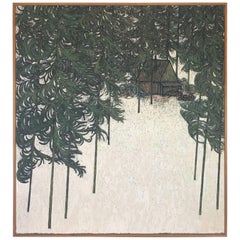 Oil on Canvas by Art Hansen, 1963, Pacific Northwest Artist, Seattle