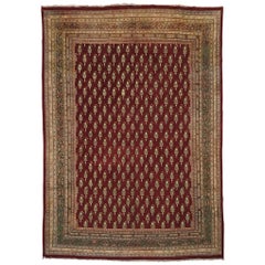 Antique Indian Agra Paisley Rug, circa 1900