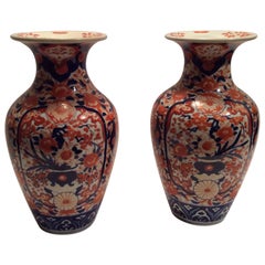 Pair of 19th Century Japanese Imari Vases