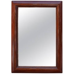 Small Mirror in Polished Mahogany, 1920s 1
