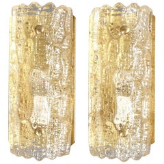 Carl Fagerlund Wall Sconces Wall Lights Swedish Orrefors Glass 1960s Carl Fagerlund Wall Sconces Wall Lights Swedish Orrefors Glass 1960s