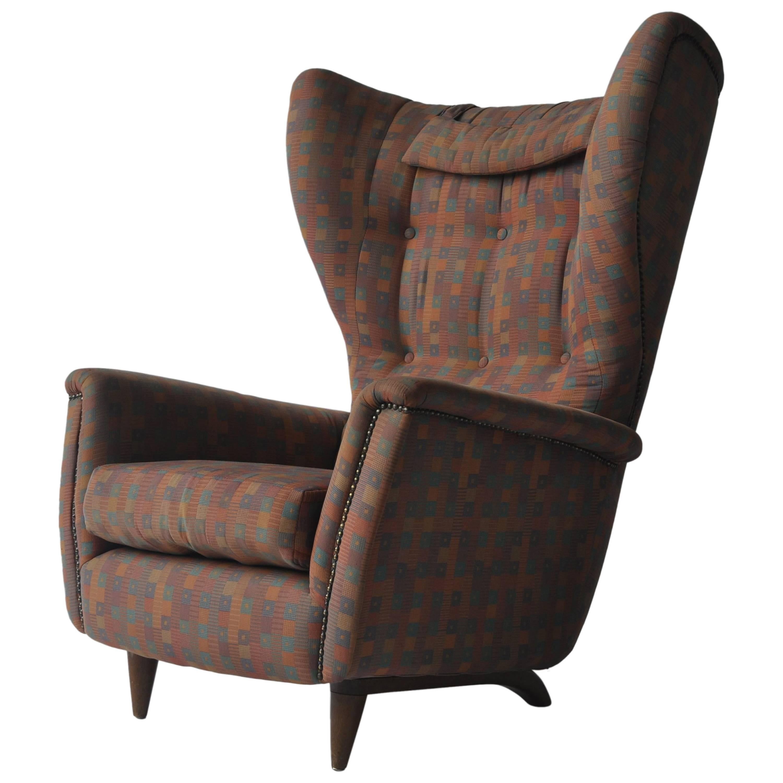 1950s Wingback Chair For Sale