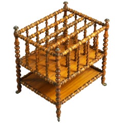 Mid-19th Century Canterbury or Magazine Rack