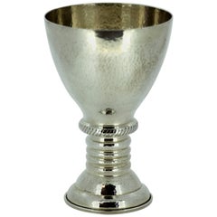 Lalounis, Solid Sterling Silver Greek Goblet, circa 1950