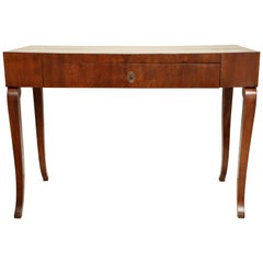 Italian Walnut Directoire Console Table with Single Drawer, Italy, circa 1810 9