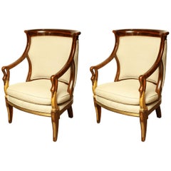 Pair of Empire Armchairs