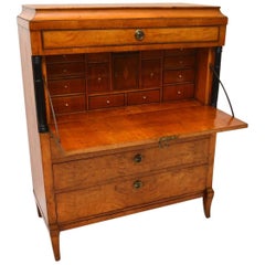 Antique Swedish Biedermeier Secretaire Desk Bureau