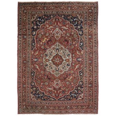 Antiker persischer Täbriz-Teppich im Renaissance-Stil im Arts & Crafts-Stil
