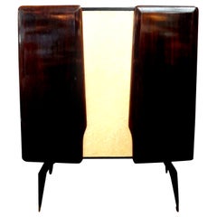 Italian Cabinet or Bar Attributed to Vittorio Dassi, Made in Milan