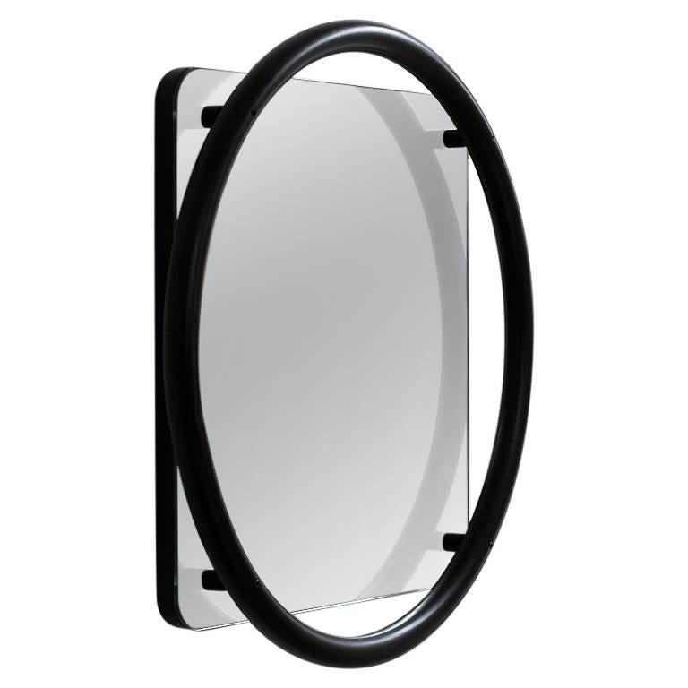Vima Mirror, 21th Century Contemporary Style Bauhaus Steel Tube Modernist Mirror For Sale