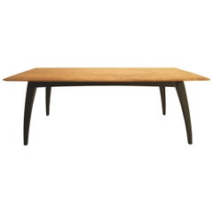 Mid-Century Modern Solid Wood Coffee Table