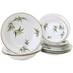 1950'S Japanese Dinnerware, "Orient Bamboo" By Noritake S/11