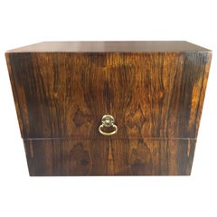 Rosewood Upright Canteen or Cutlery Box