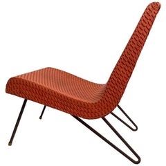 Wicker Scoop Chair Attributed to Lloyd Loom