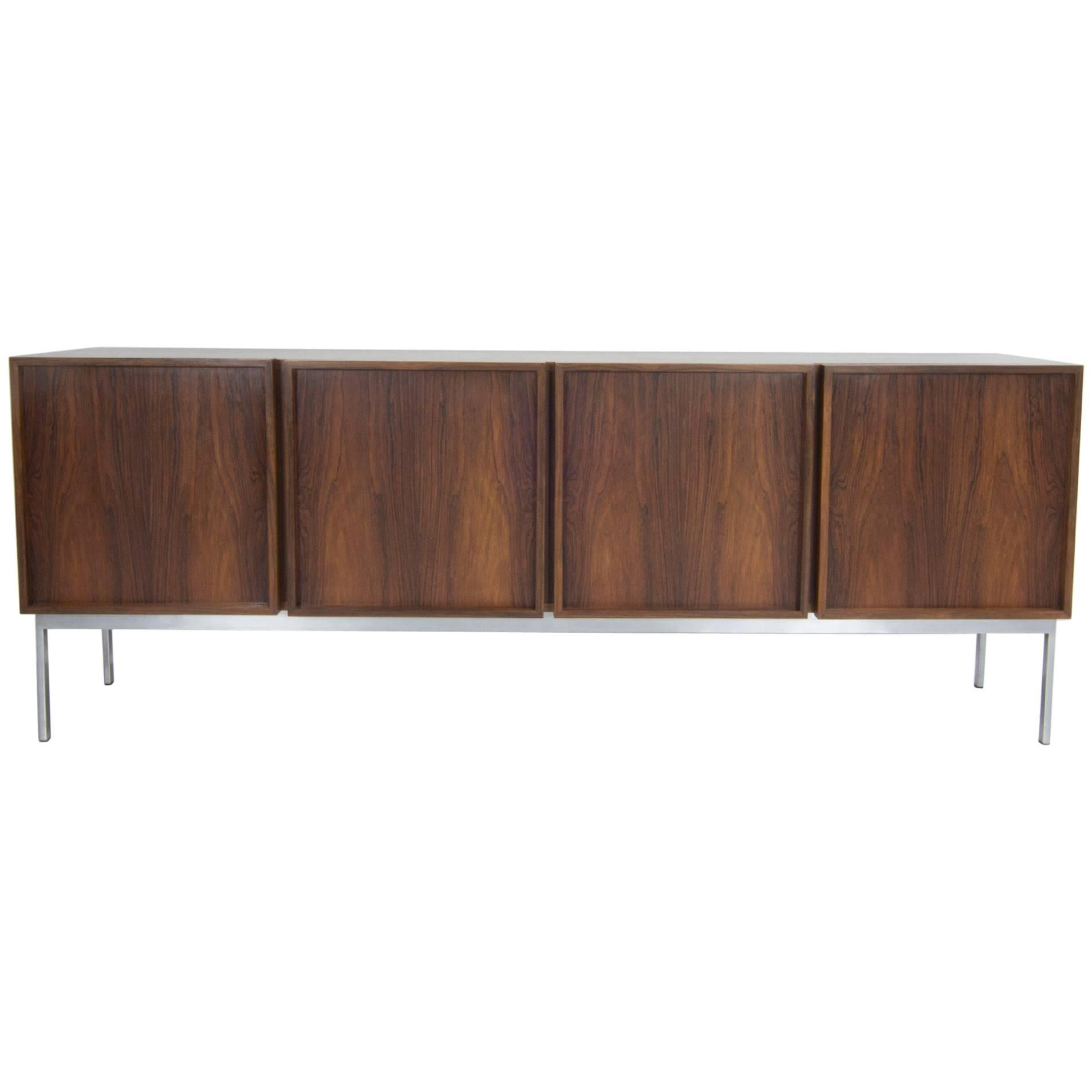 Renz Sideboard in Rosewood Designed by Walter Wirz For Sale