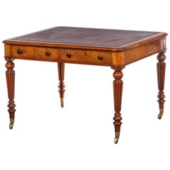 Gillows Very Good Quality William IV Walnut Writing Table