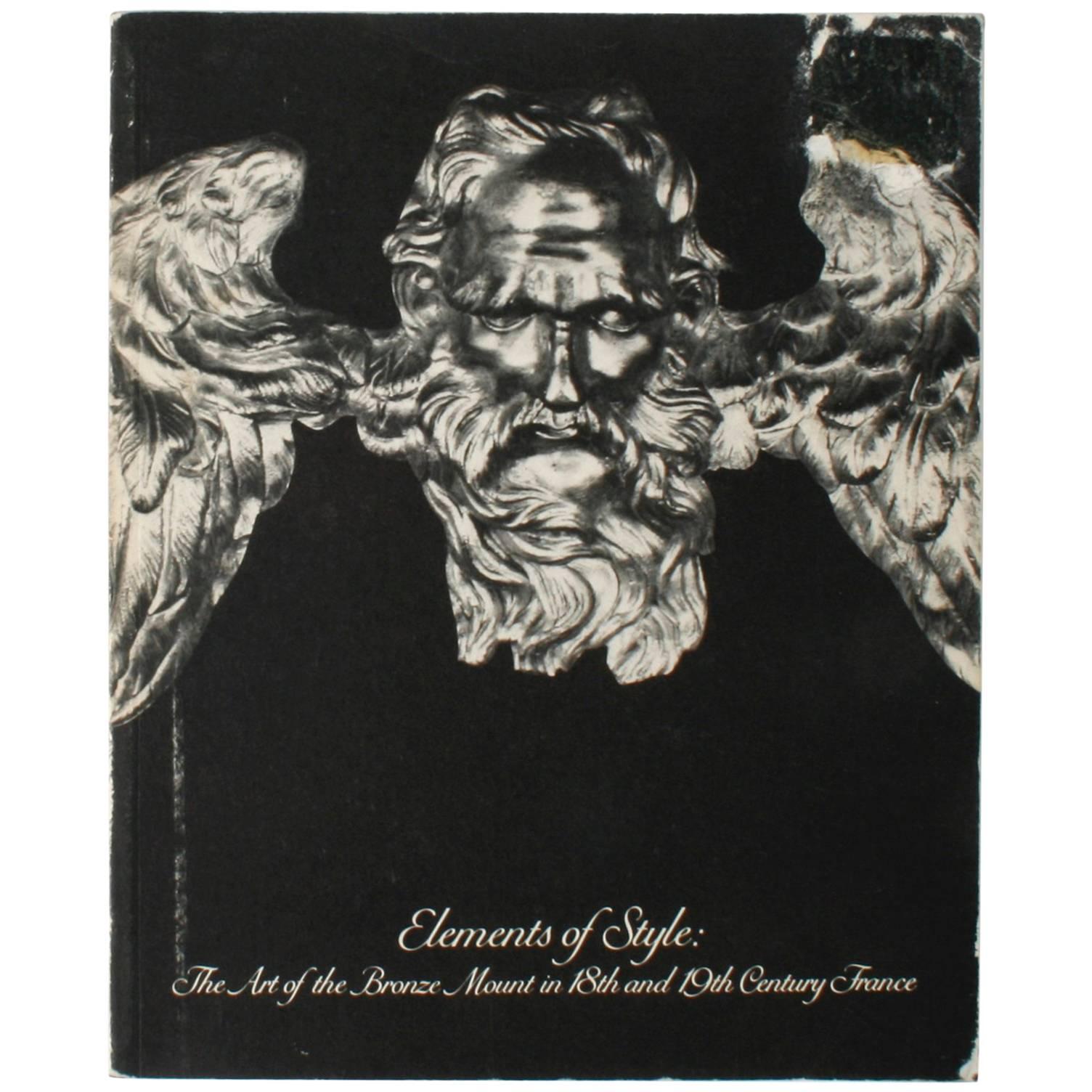 Elemente des Stils, The Art of Bronze Mounts in 18th & 19th c France, 1. Ed. im Angebot