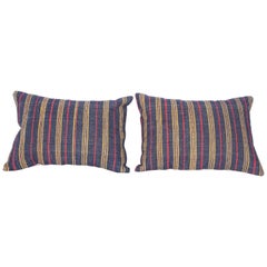 Vintage Pillow Cases Fashioned Out of an Mid-20th Century Anatolian Cotton Fabric