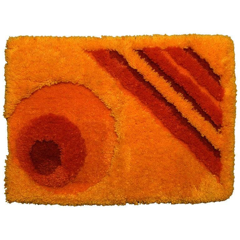 Scandinavian Rya Rug For Sale at 1stDibs