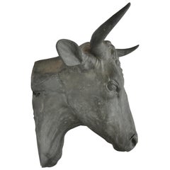 French Zinc Bull Head