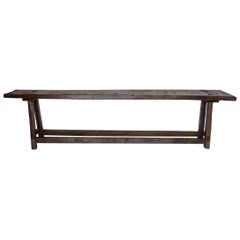 19th Century Wooden Console Table 10